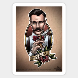 Traditional Barber Sticker